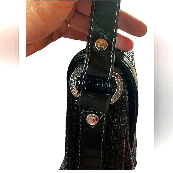 TED LAPIDUS AUTHENTIC VINTAGE 1970 ITALIAN LEATHER CROSSBODY RARE FIND EUC - Picture 6 of 7